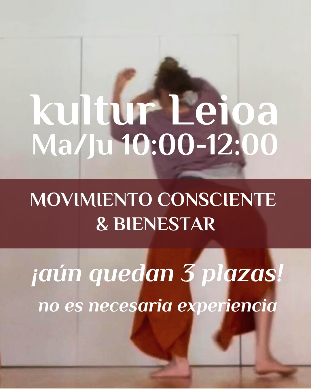 2 Esti Olabarri DanzaMovimientoTerapia en Bilbao Kultur Leioa