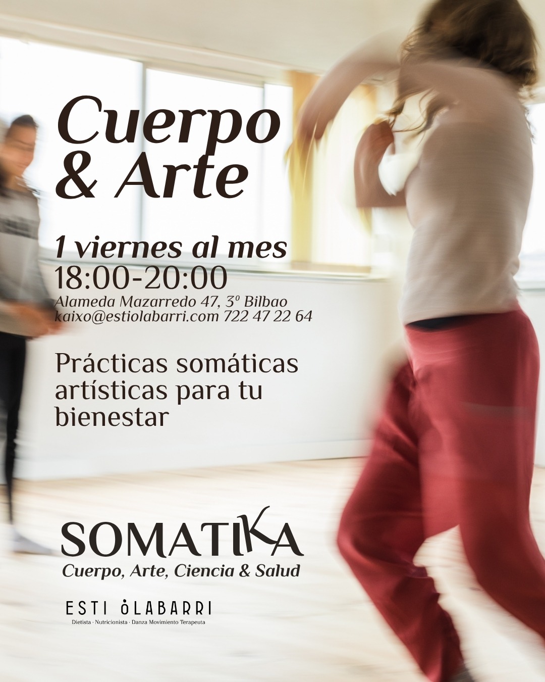Cuerpo y Arte taller en bilbao Danza Movimiento Terapia